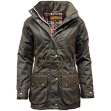Game Ladies Cantrel Antique Waxed Jacket Brown