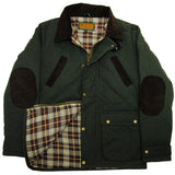 Game Oxford Quilted Wax Jacket Olive Flat