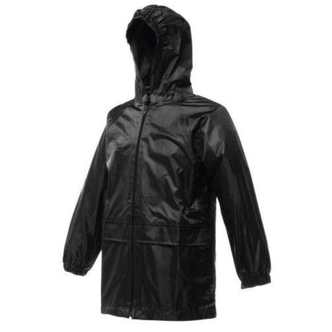 Kids Regatta Stormbreak Waterproof Jacket in Black