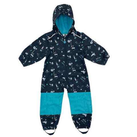 Kids Softshell Fleece Lined Rain Suit
