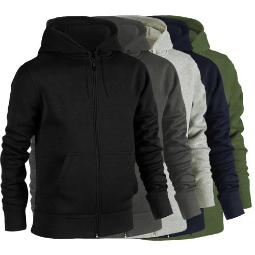 Urban Road Plain Zip Hoodie – ek Wholesale