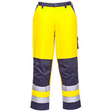 Portwest TX51 Hi Vis Cargo Trousers Yellow
